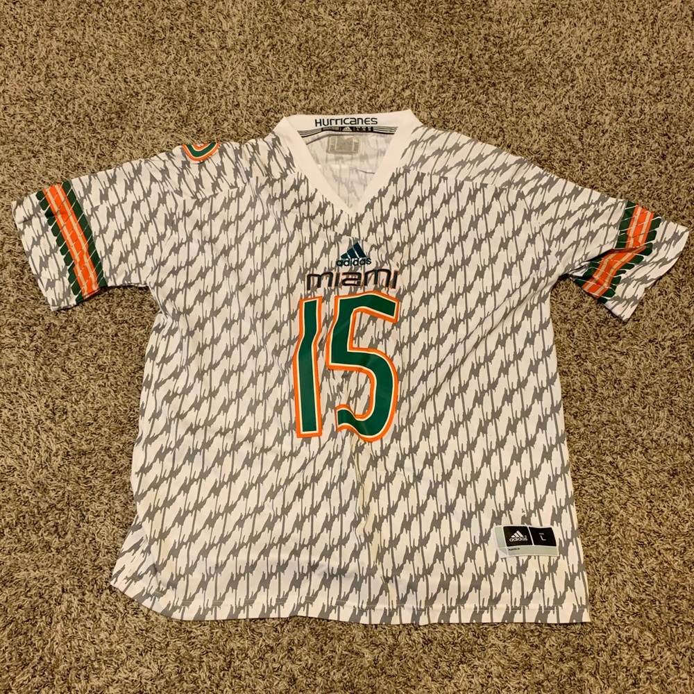 adidas Miami Hurricanes college football jersey